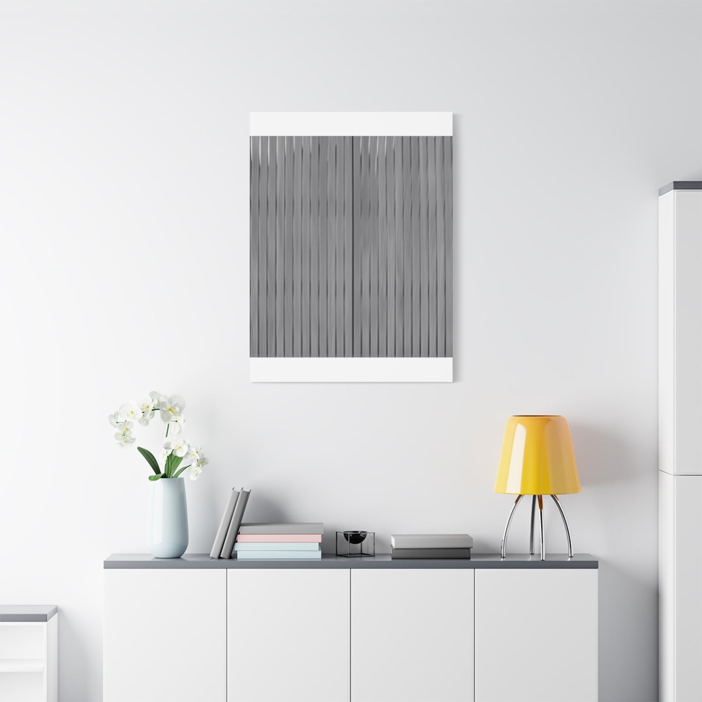 Modern Striped Canvas Art - 1.25" Stretched Wall Decor