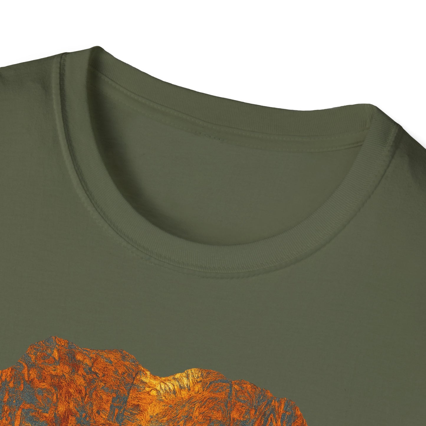 Nature-Inspired Unisex Softstyle T-Shirt, Outdoor Lover Gift, Casual Wear, Ideal for Hiking, Nature Trips, Unique Graphic Tee
