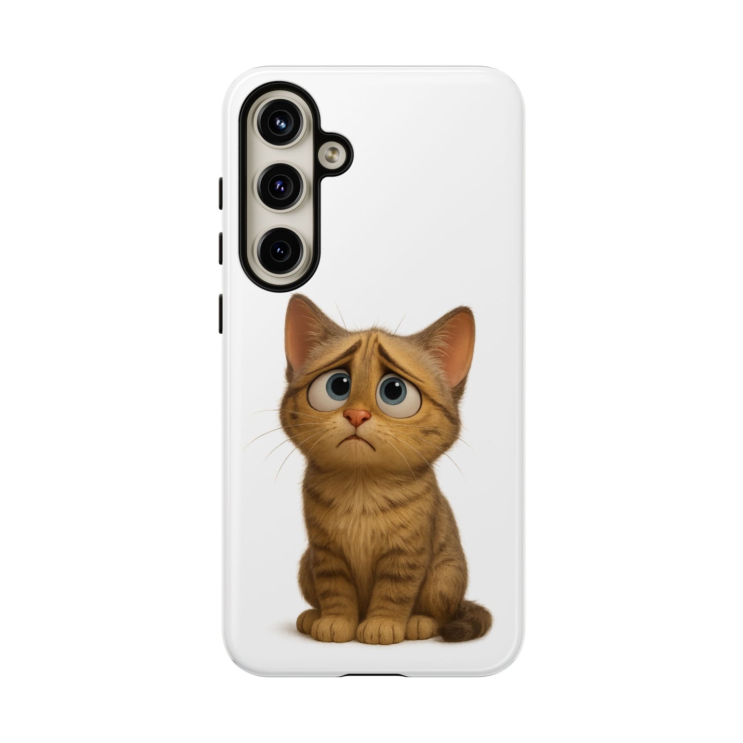 Cute Cat Phone Case, Funny Kitty Case, Animal Lover Gift, Cat Lover Accessory, Unique Cat Design Case, Pet Mom Gift