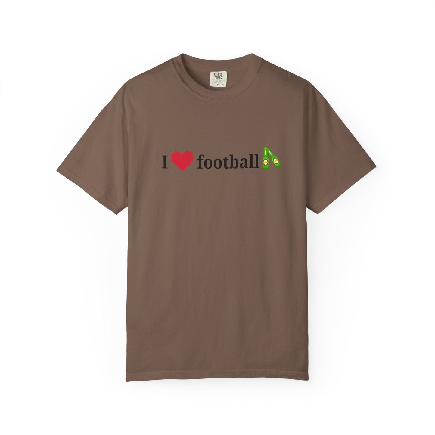 Unisex Football Love Tee - Casual Cotton T-Shirt, Gift for Sports Fans, Comfortable Daily Wear, Perfect for Game Days, Fun Summer Outfits