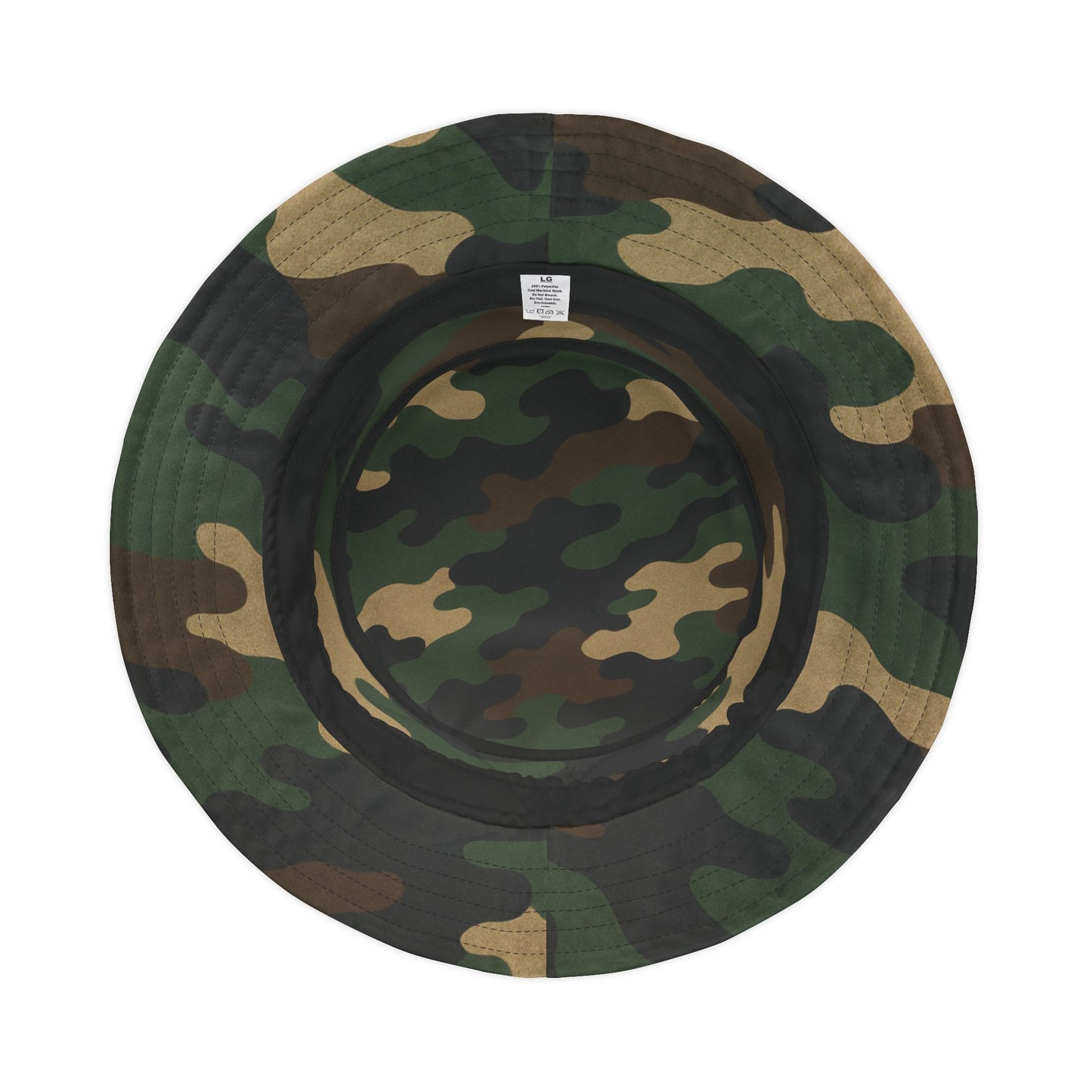 Camouflage Bucket Hat - Trendy AOP Headwear, Summer Fashion Accessory, Outdoor Adventure Cap, Unique Gift for Him/Her, Stylish Festival Hat