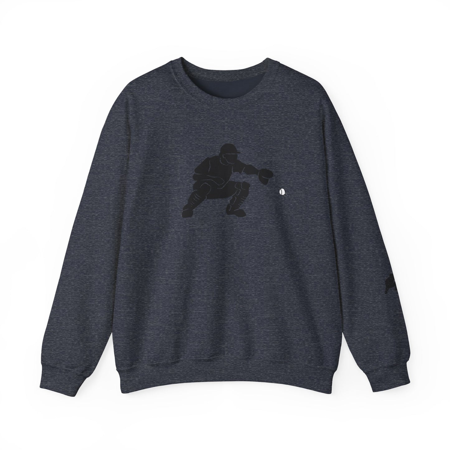 Baseball Catcher Crewneck Sweatshirt | Unisex Sports Apparel | Perfect for Game Days, Gifts, and Casual Wear | Baseball Lover's Gift