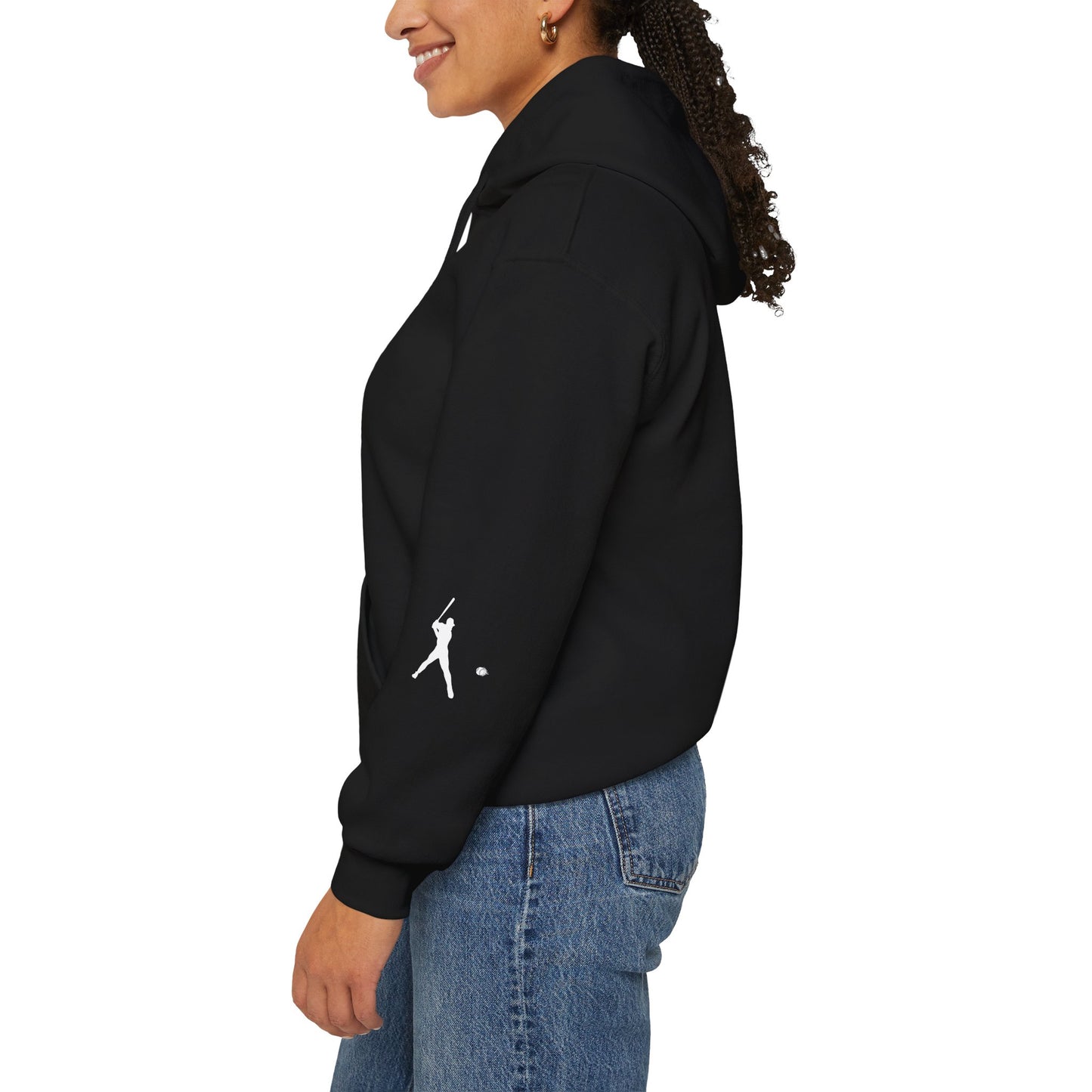 Sporty Unisex Baseball Hooded Sweatshirt, Casual Hoodie for Athletes, Perfect for Gifts, Comfy Streetwear, Ideal for Sports Events, Personal Use