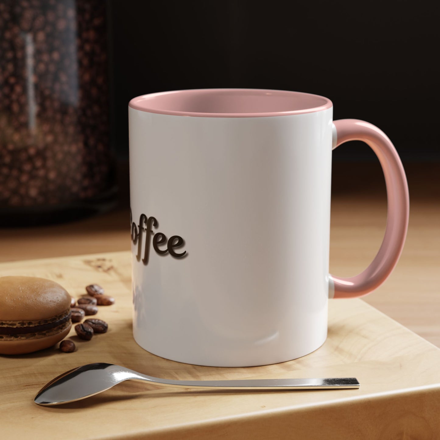 Personalized My Coffee Accent Mug - 11oz & 15oz Coffee Cups for Coffee Lovers