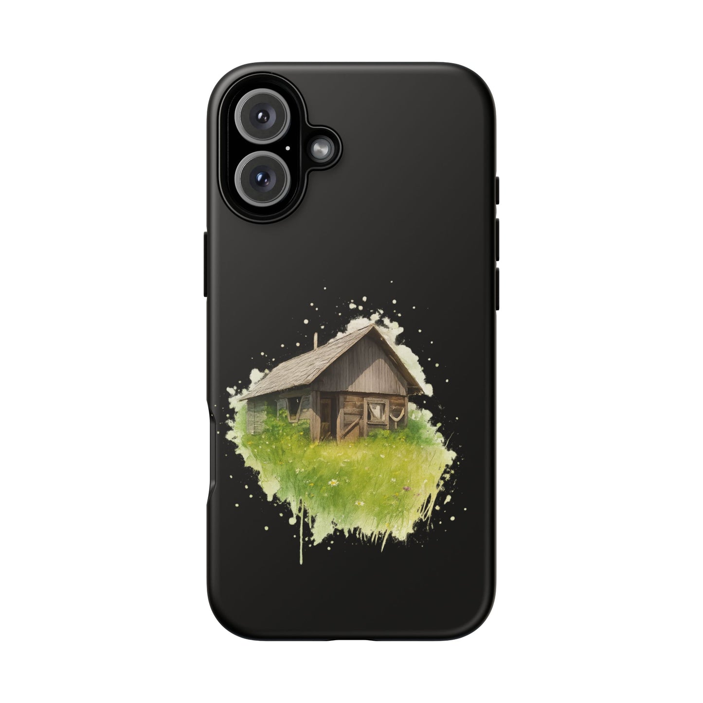 Rustic Farmhouse Phone Case, Cute Cottage Design, Tough Cases for Nature Lovers, Eco-Friendly Gift, Customizable Tech Accessories