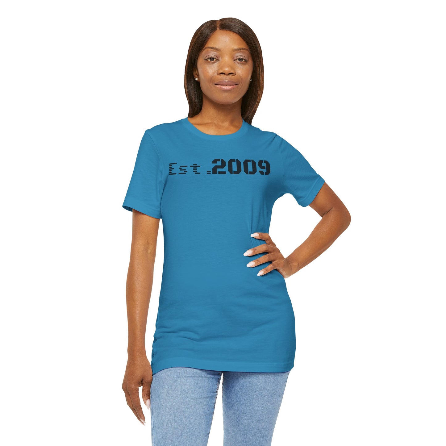 Established 2009 Unisex Tee - Casual Wear, Birthday Gift, Graduation Outfit, Anniversary Shirt, Personalized Fashion