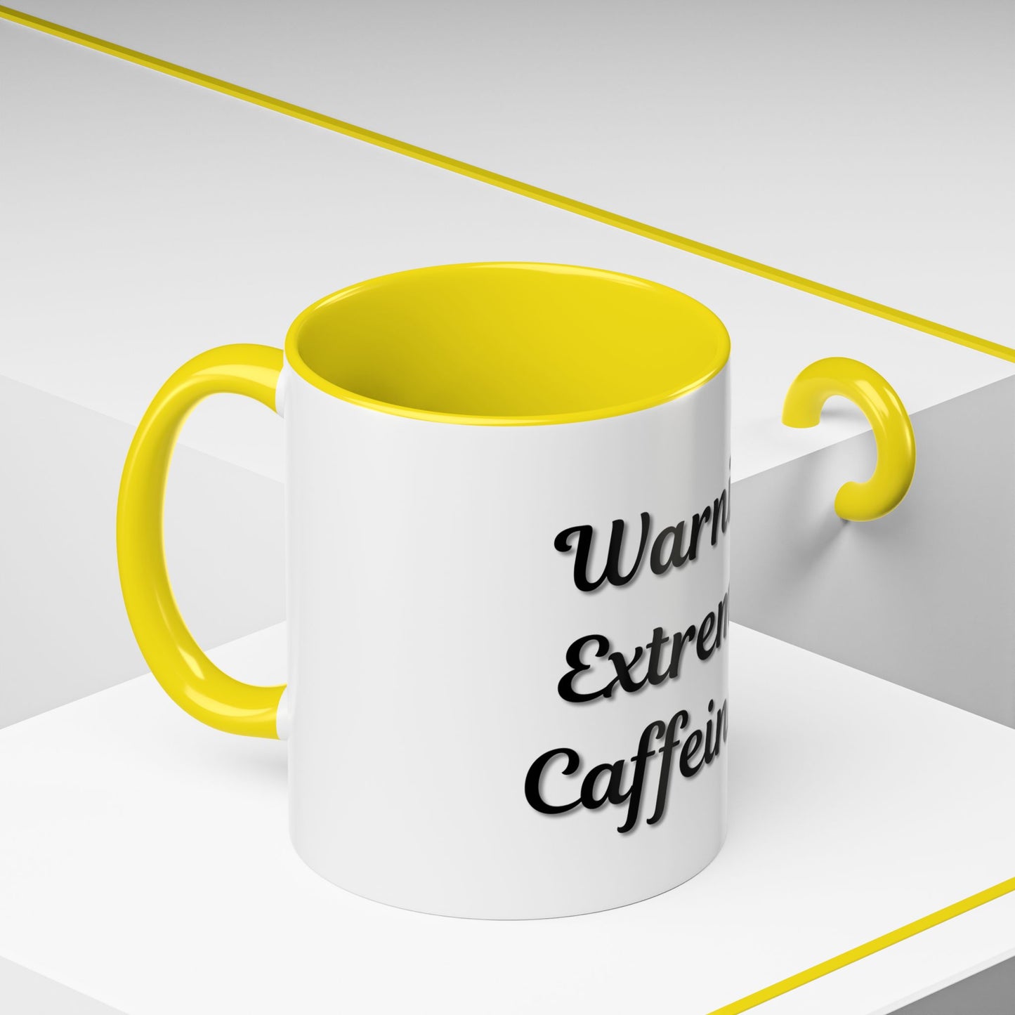 Funny Warning Coffee Mug - Extremely Caffeinated | Perfect Gift for Coffee Lovers