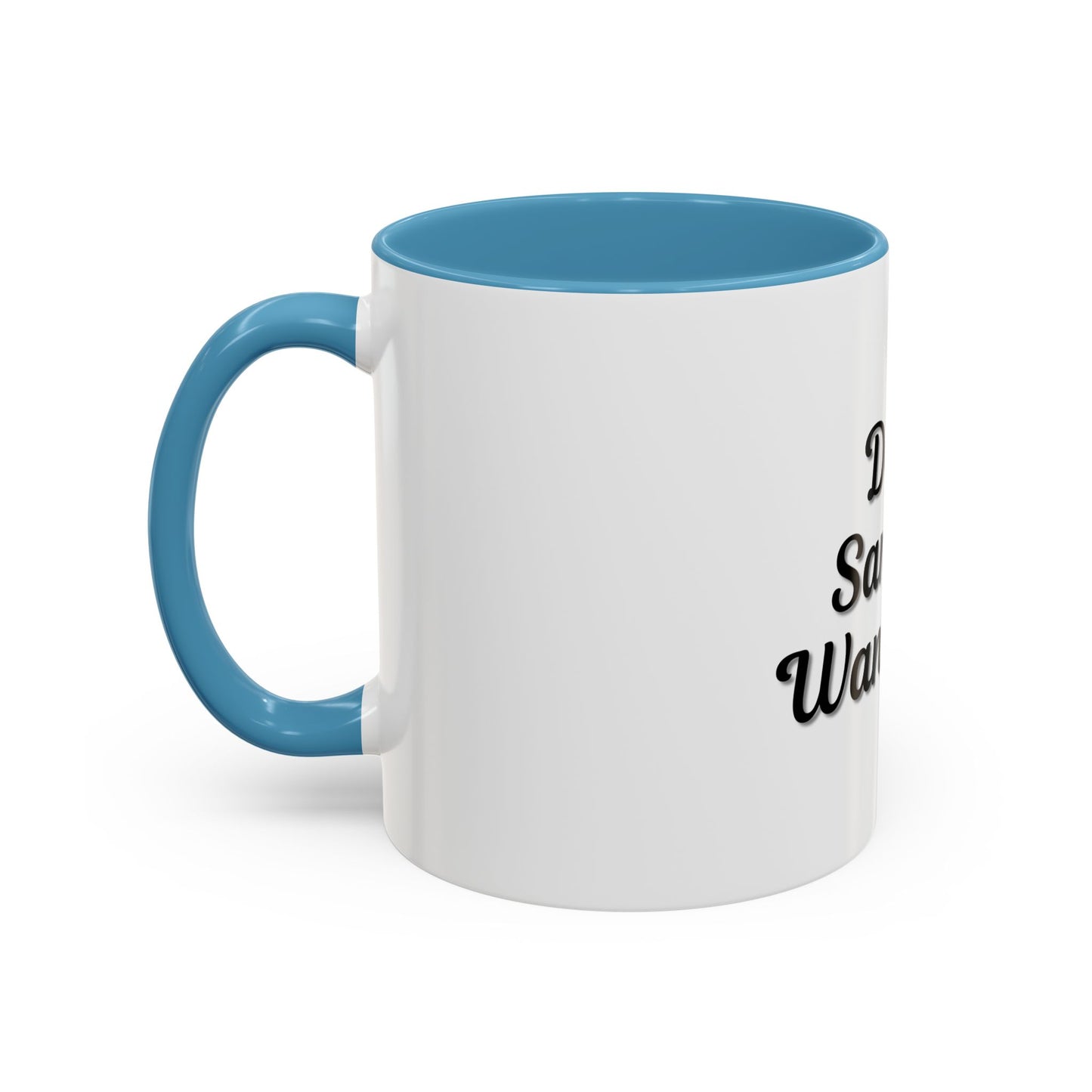 Dear Santa Accent Coffee Mug - Fun Holiday Mug for Christmas Enthusiasts