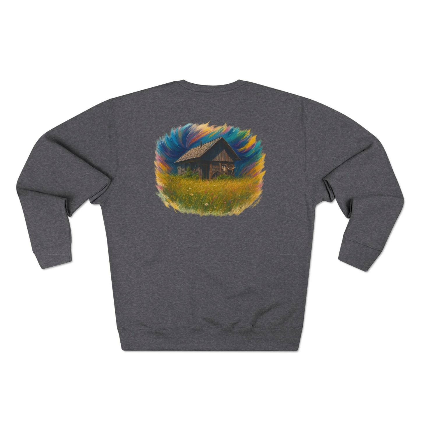 Cozy Dreamers Unisex Crewneck Sweatshirt, Artistic Sweatshirt, Gift for Nature Lovers, Vintage Vibe Apparel, Comfortable Layer, Casual Wear