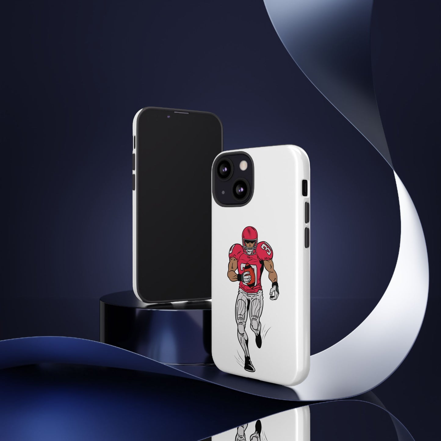 Football Player Tough Case, Sports Phone Cover, Athlete Gift, Tough Phone Case, Fall Sports, Football Lover's Accessory