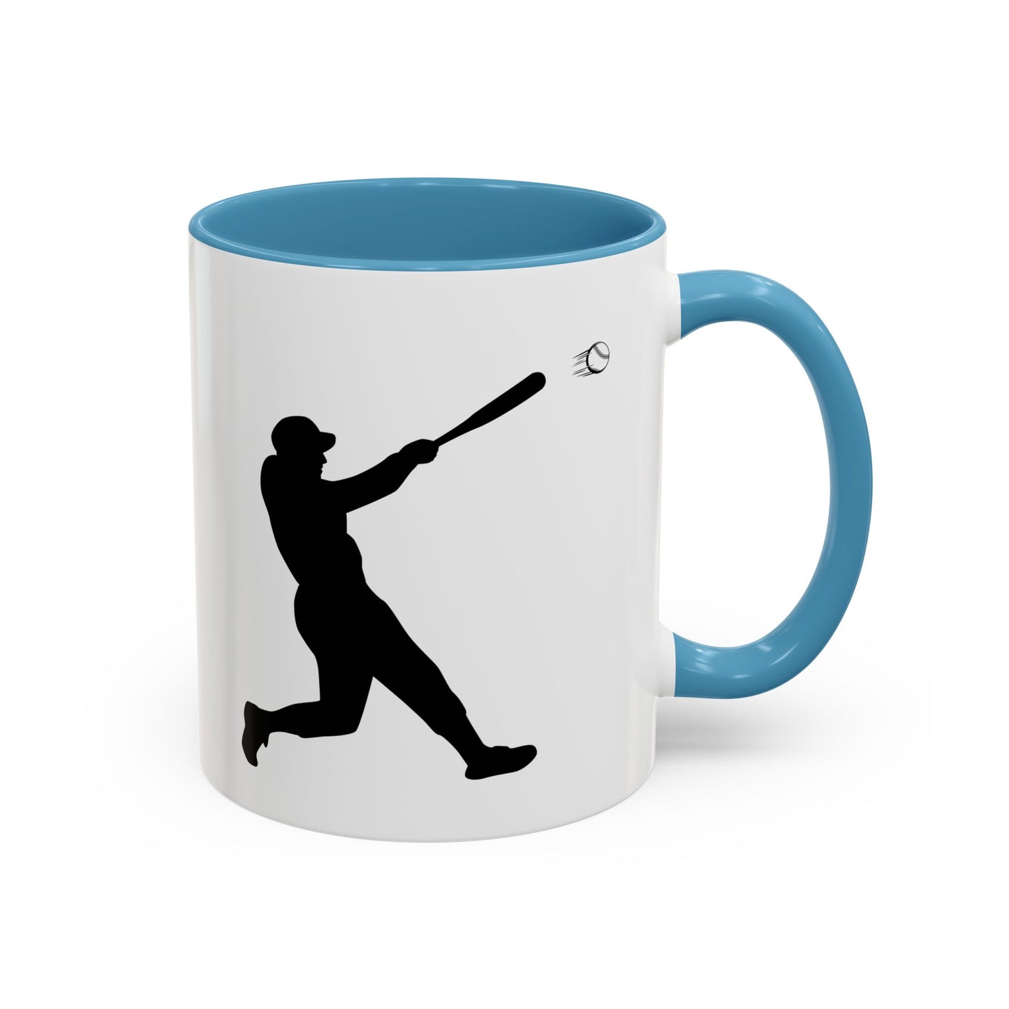 Baseball Player Accent Coffee Mug, Sports Gift, Baseball Lover Mug, Unique Coffee Cup, Personalized Sports Mug