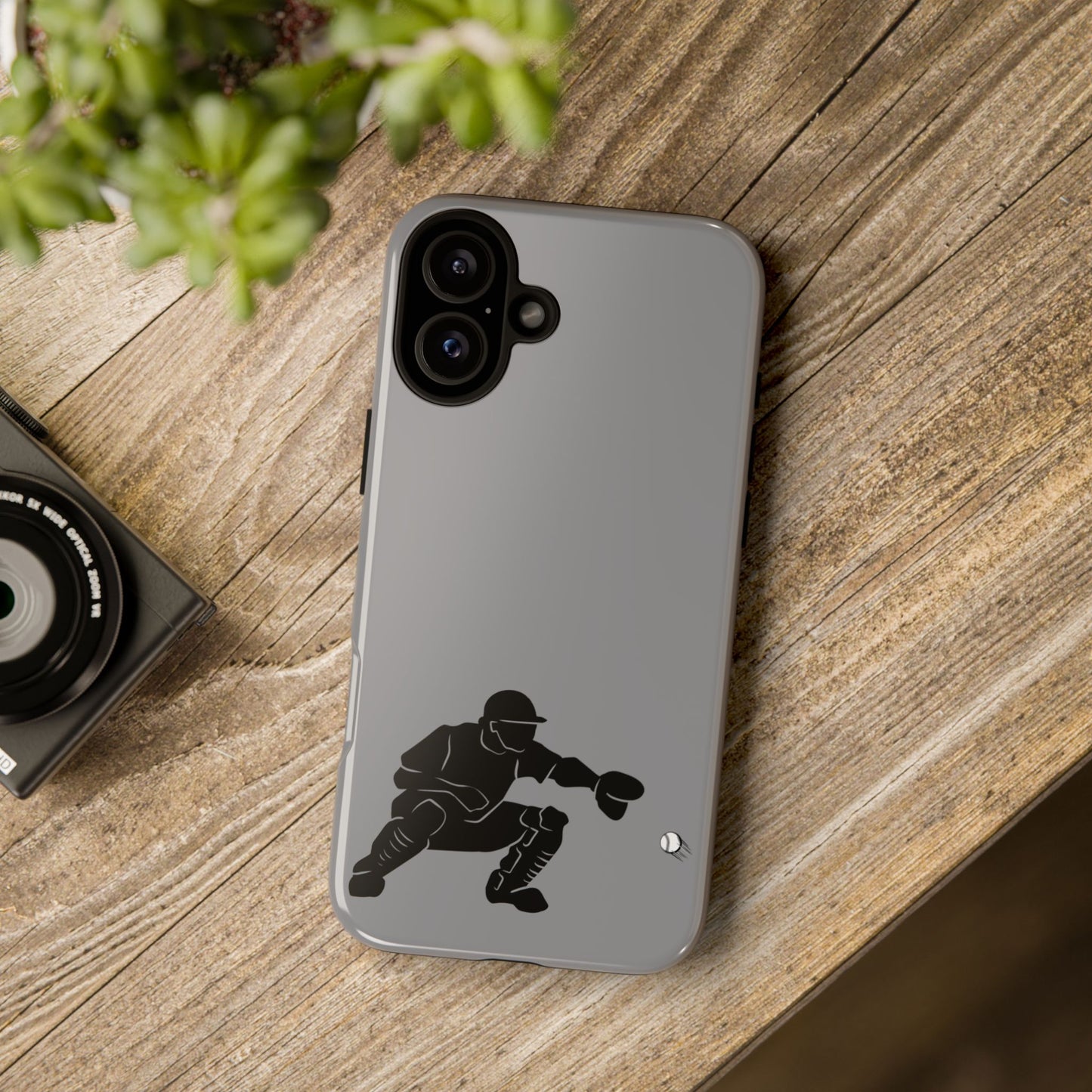 Baseball Catcher Phone Case - Tough Cases, Sports Phone Cover, Great for Athletes, Perfect Gift for Baseball Lovers, Unique Cell Phone Design