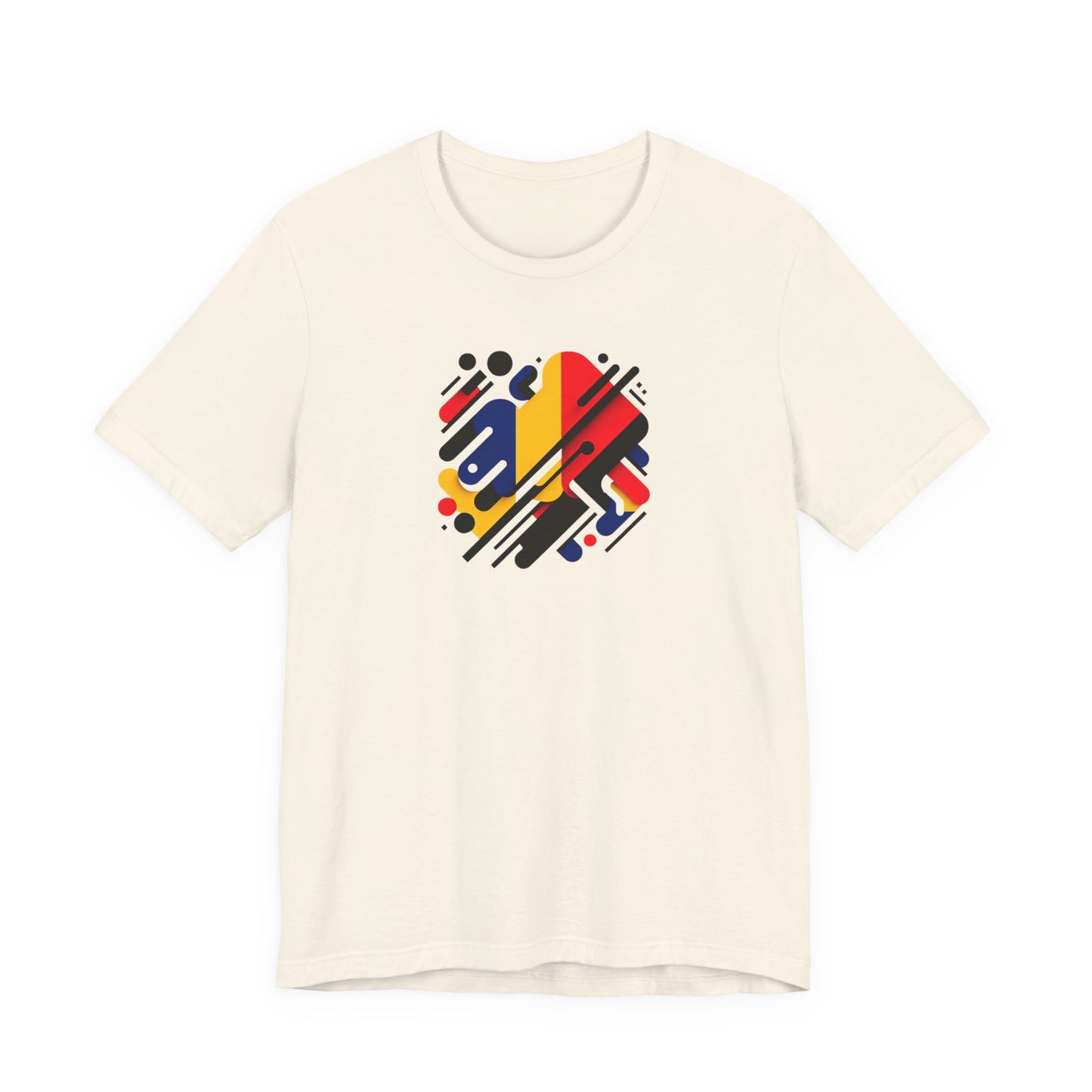 Artistic Heart Unisex Jersey Tee - Vibrant Graphic Tee, Casual Wear, Gift for Art Lovers, Birthday Surprise, Everyday Comfort