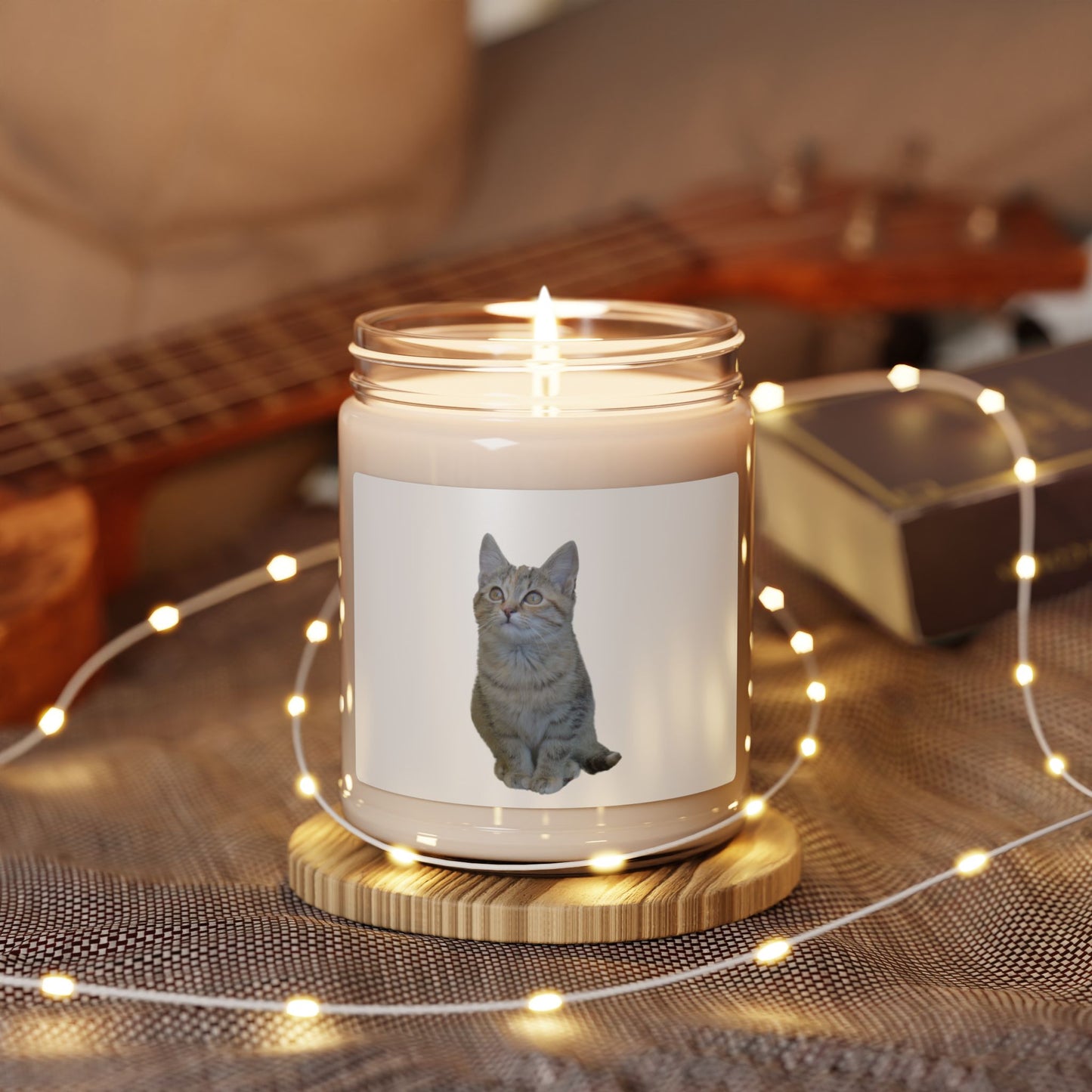Cat-Themed Scented Soy Candle - 9oz - Perfect for Cat Lovers