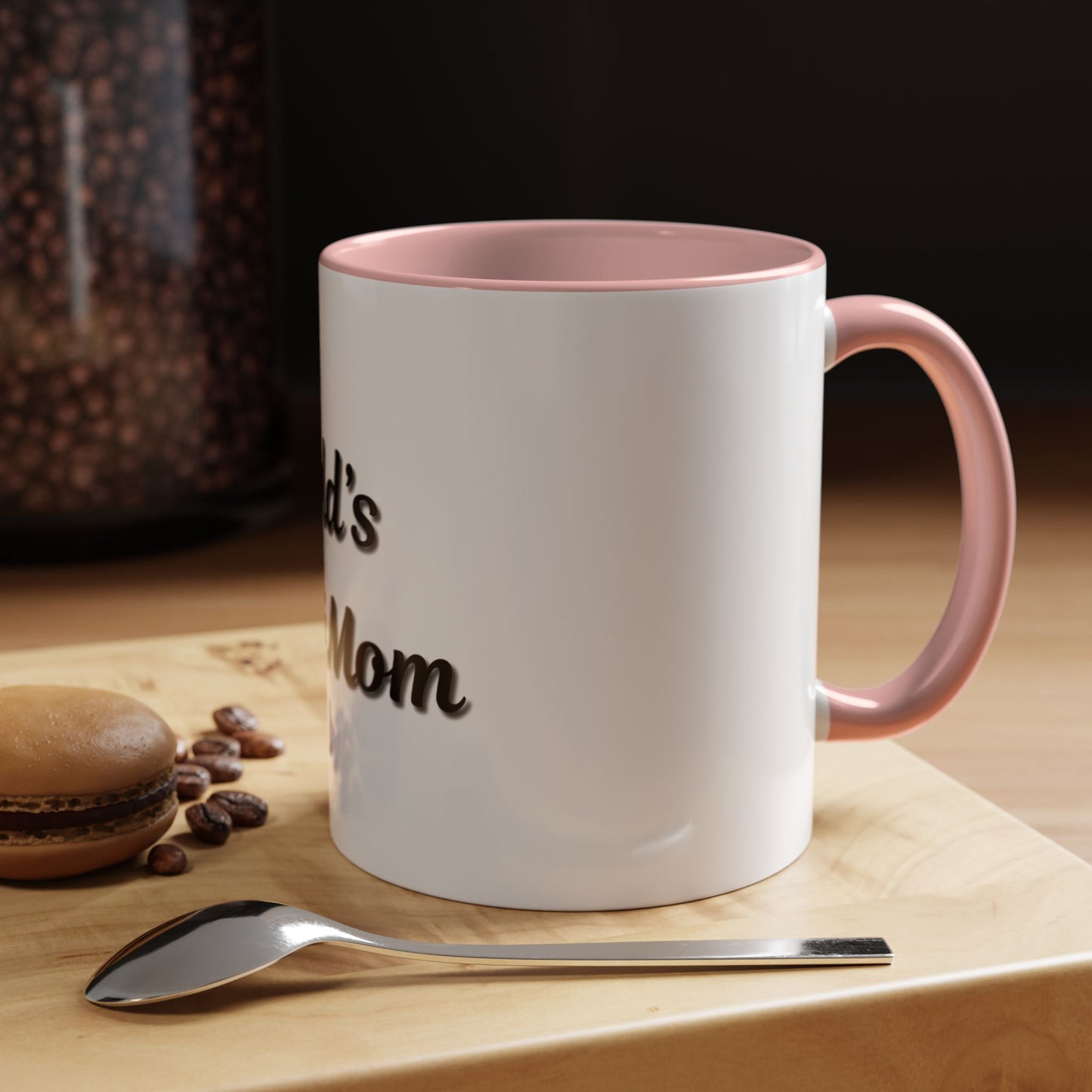 World's Best Mom Accent Coffee Mug - 11oz & 15oz - Perfect Gift for Mother's Day
