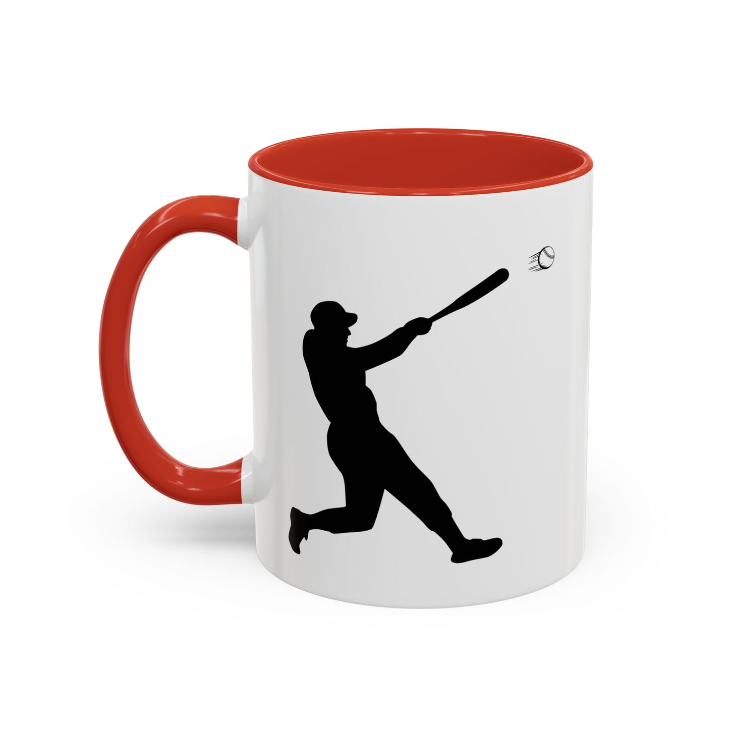Baseball Player Accent Coffee Mug, Sports Gift, Baseball Lover Mug, Unique Coffee Cup, Personalized Sports Mug
