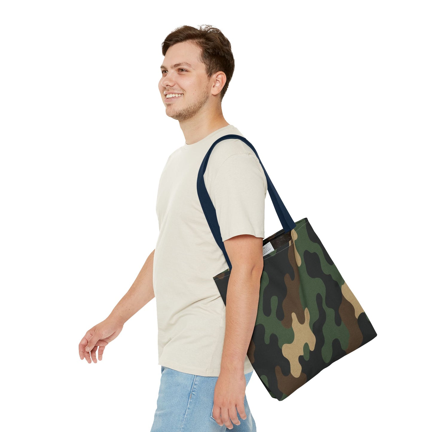 Stylish Camouflage Tote Bag, Reusable Shopping Bag, Beach Tote, Casual Carry-All, Gift for Him or Her