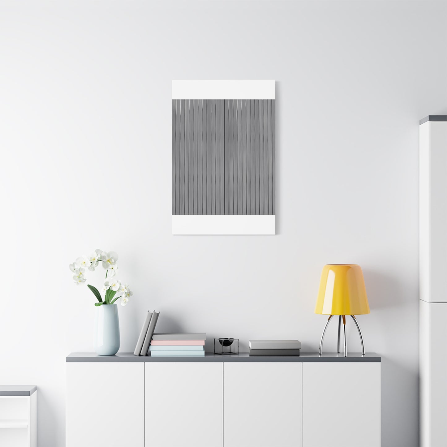 Modern Striped Canvas Art - 1.25" Stretched Wall Decor