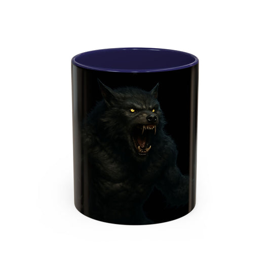 Howling Werewolf Coffee Mug - Perfect Gift for Horror Lovers, Wolf Enthusiasts, Halloween Decor, Unique Drinkware, Gothic Homeware
