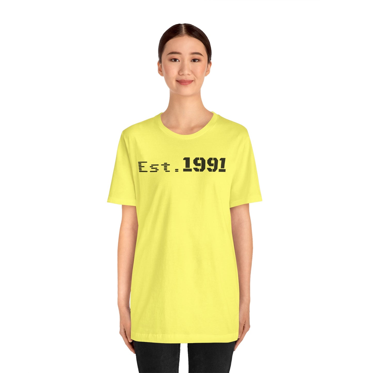 Established 1991 Unisex Jersey Tee | Vintage Anniversary Gift | Casual Wear, Birthday Shirt, Retro Style, Statement Tee, Gift for Him/Her