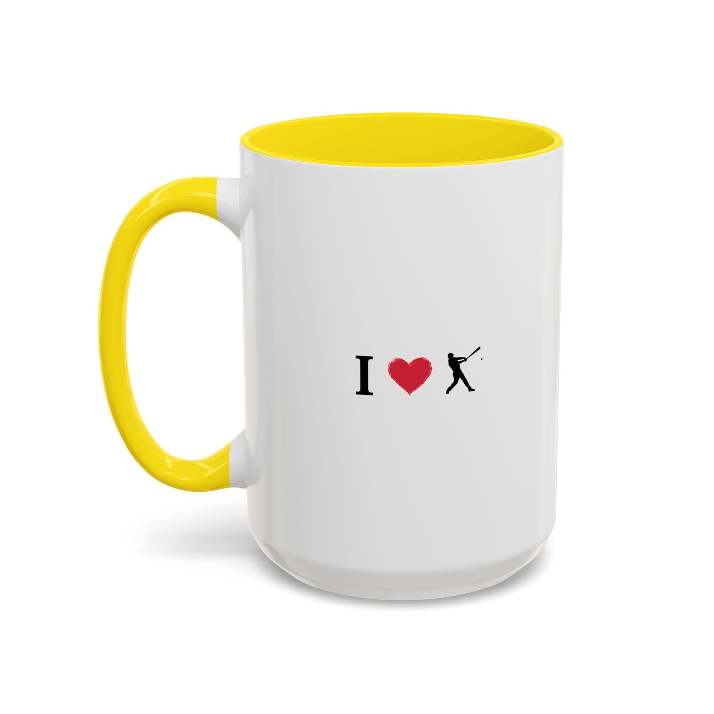 Baseball Love Accent Coffee Mug – Perfect Gift for Sports Fans, Home or Office Use, Great for Birthdays, Anniversaries, and Holidays