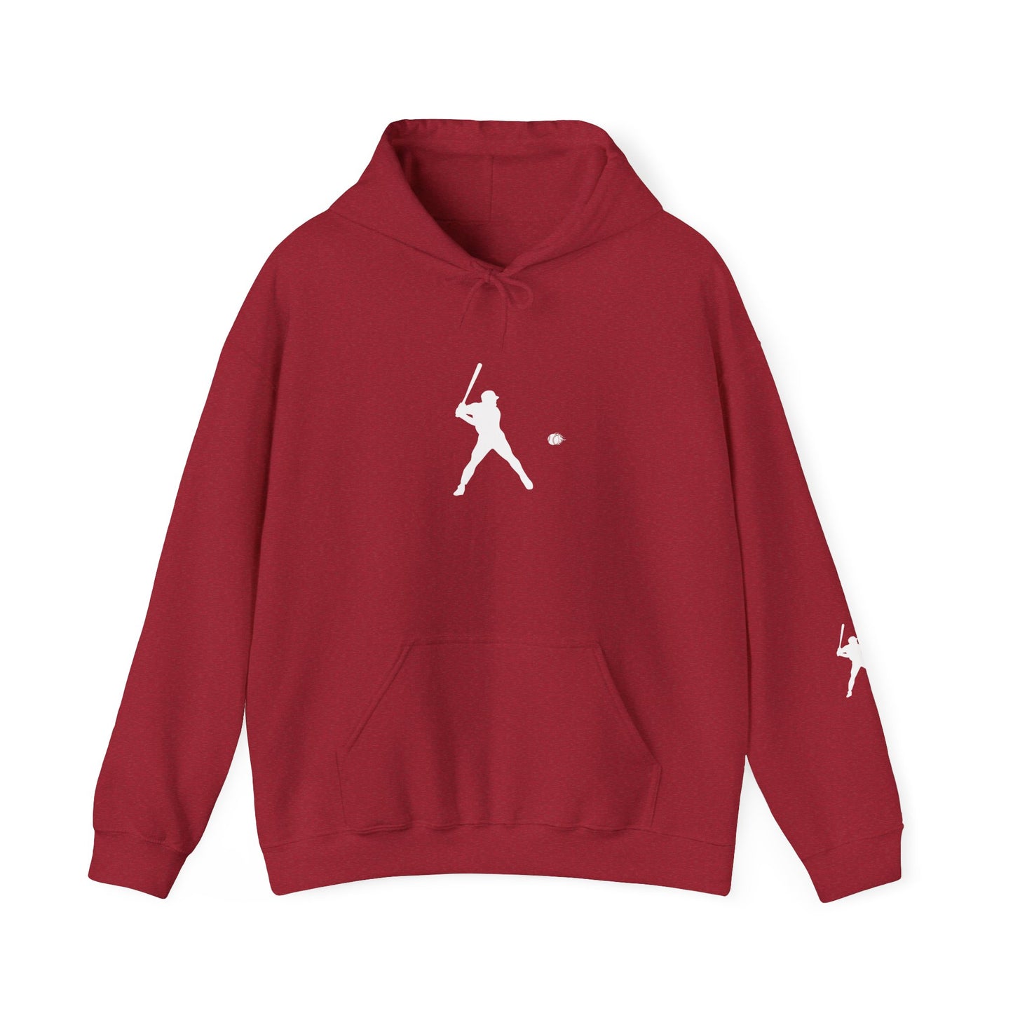 Sporty Unisex Baseball Hooded Sweatshirt, Casual Hoodie for Athletes, Perfect for Gifts, Comfy Streetwear, Ideal for Sports Events, Personal Use