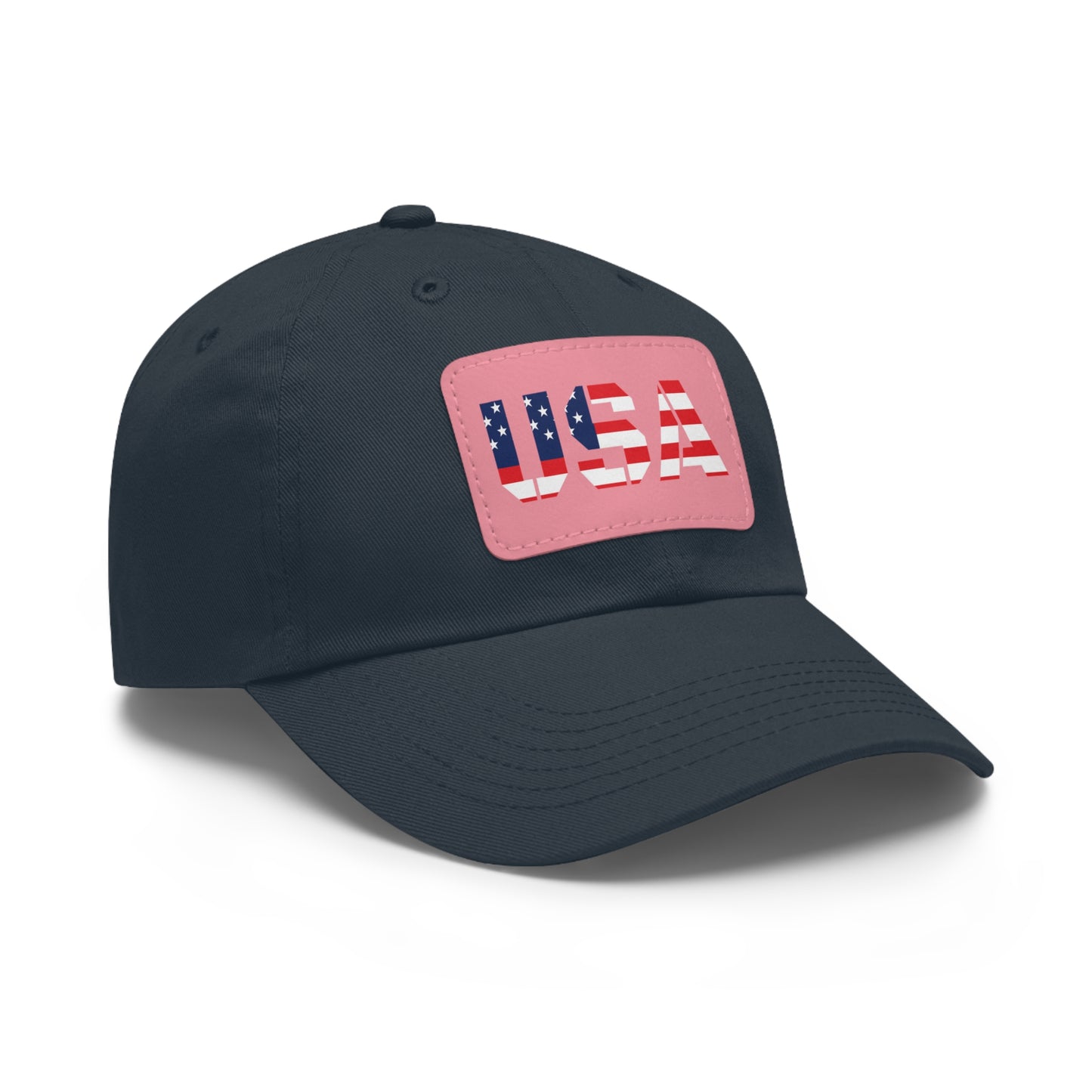 Dad Hat with USA Leather Patch