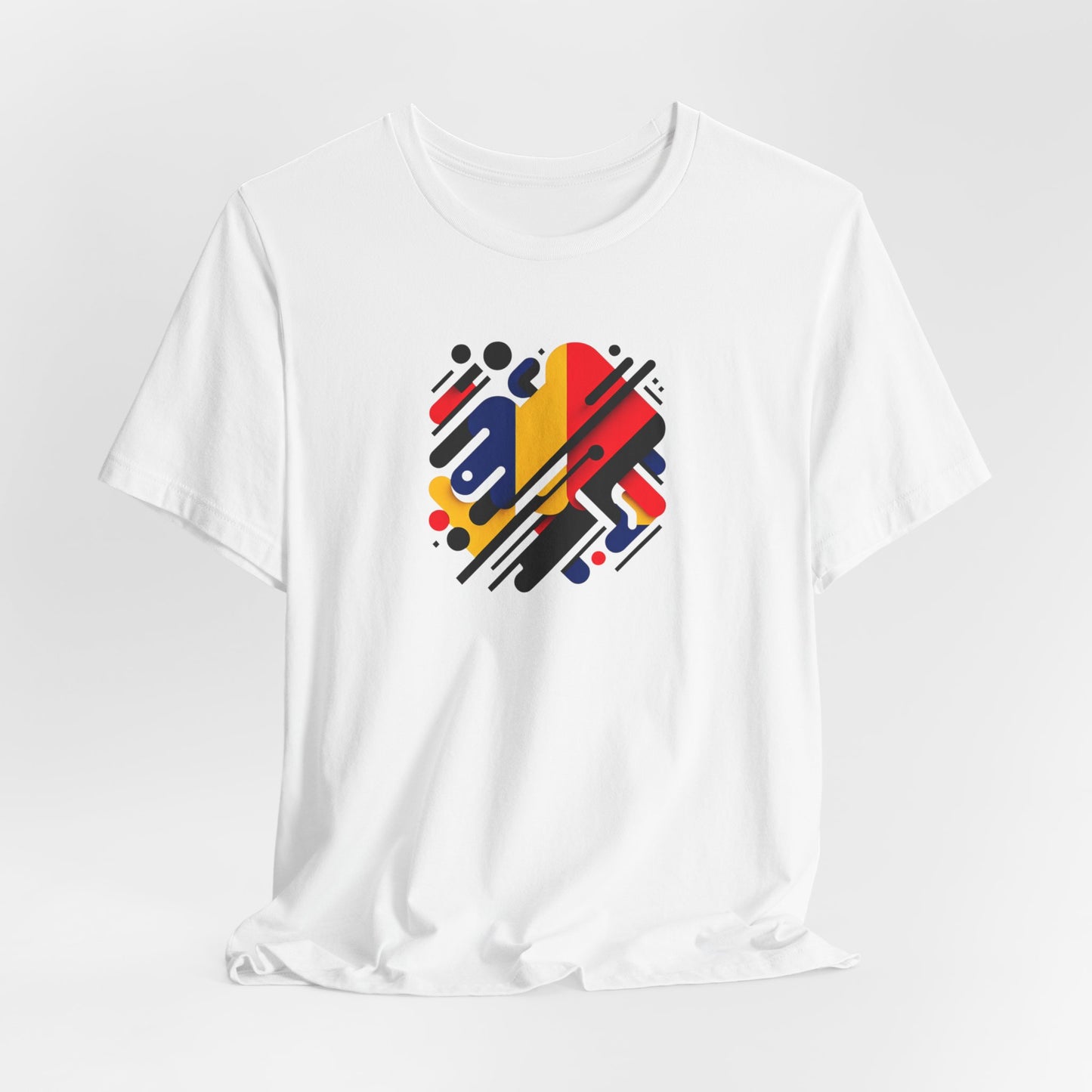 Artistic Heart Unisex Jersey Tee - Vibrant Graphic Tee, Casual Wear, Gift for Art Lovers, Birthday Surprise, Everyday Comfort