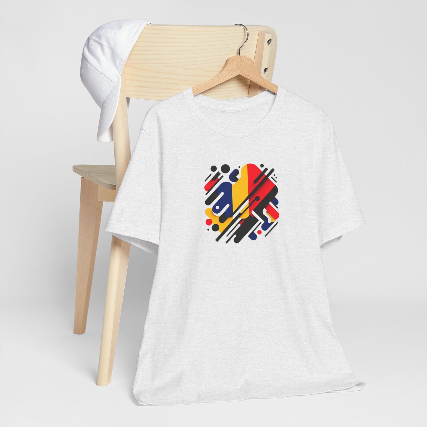 Artistic Heart Unisex Jersey Tee - Vibrant Graphic Tee, Casual Wear, Gift for Art Lovers, Birthday Surprise, Everyday Comfort