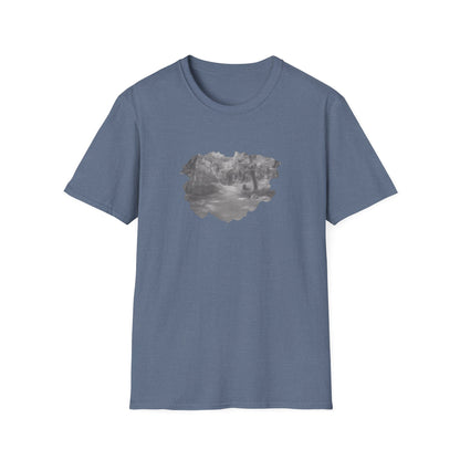 Serene Nature Landscape T-Shirt - Comfortable Unisex Tee, Outdoor Adventures, Nature Lover Gift, Casual Wear, Stylish Spring Top
