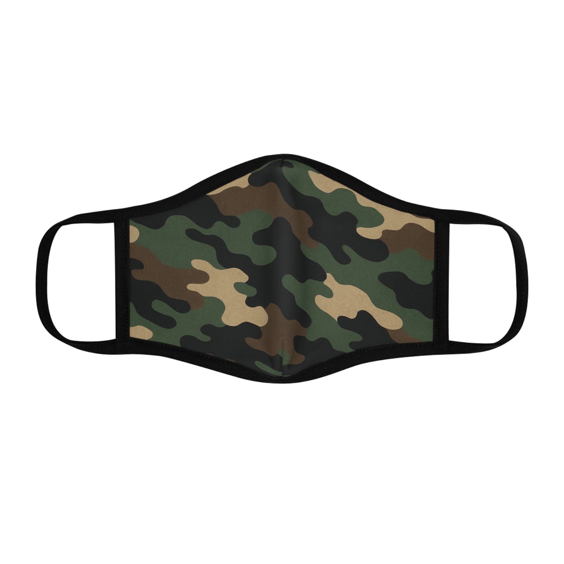 Camouflage Fitted Face Mask | Stylish Reusable Mask for Outdoor Activities, Fashionable Protection for Everyday Use, Gifts for Him - product image
