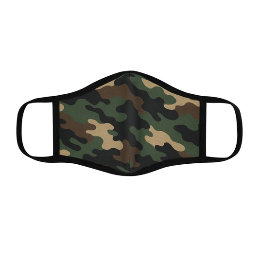 Camouflage Fitted Face Mask | Stylish Reusable Mask for Outdoor Activities, Fashionable Protection for Everyday Use, Gifts for Him - product image