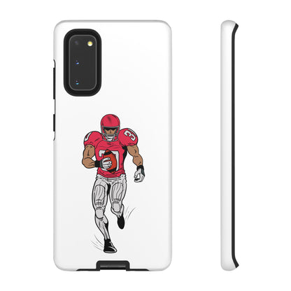 Football Player Tough Case, Sports Phone Cover, Athlete Gift, Tough Phone Case, Fall Sports, Football Lover's Accessory