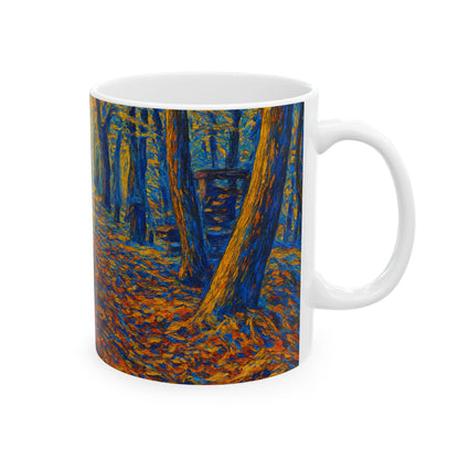 Colorful Abstract Pathway Ceramic Mug