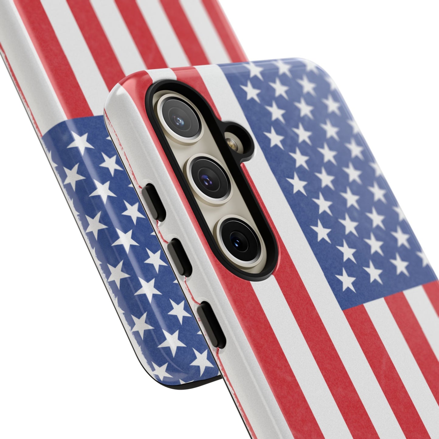 Patriotic Phone Case - Tough Cases for Veterans, USA Lovers, Independence Day, Memorial Day, Flag Design
