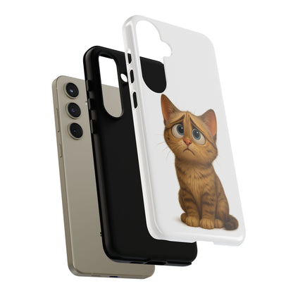 Cute Cat Phone Case, Funny Kitty Case, Animal Lover Gift, Cat Lover Accessory, Unique Cat Design Case, Pet Mom Gift