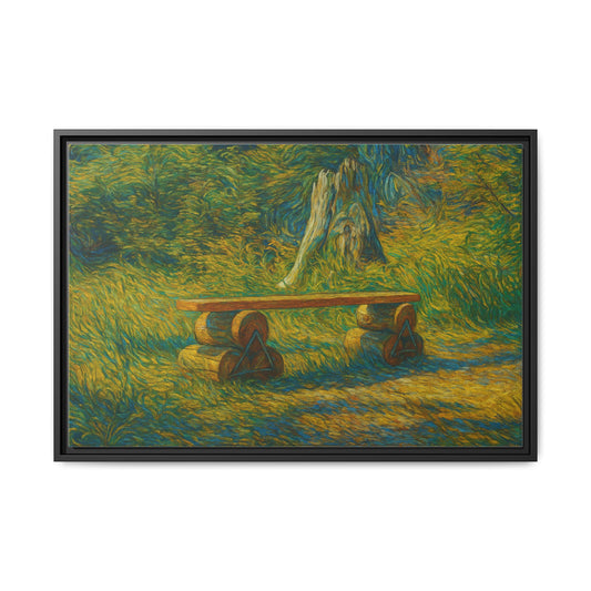 Framed Art Print - Multicolor Nature Scene, Home Decor, Wall Art, Gift for Nature Lovers, Room Decoration, Vibrant Art - product image