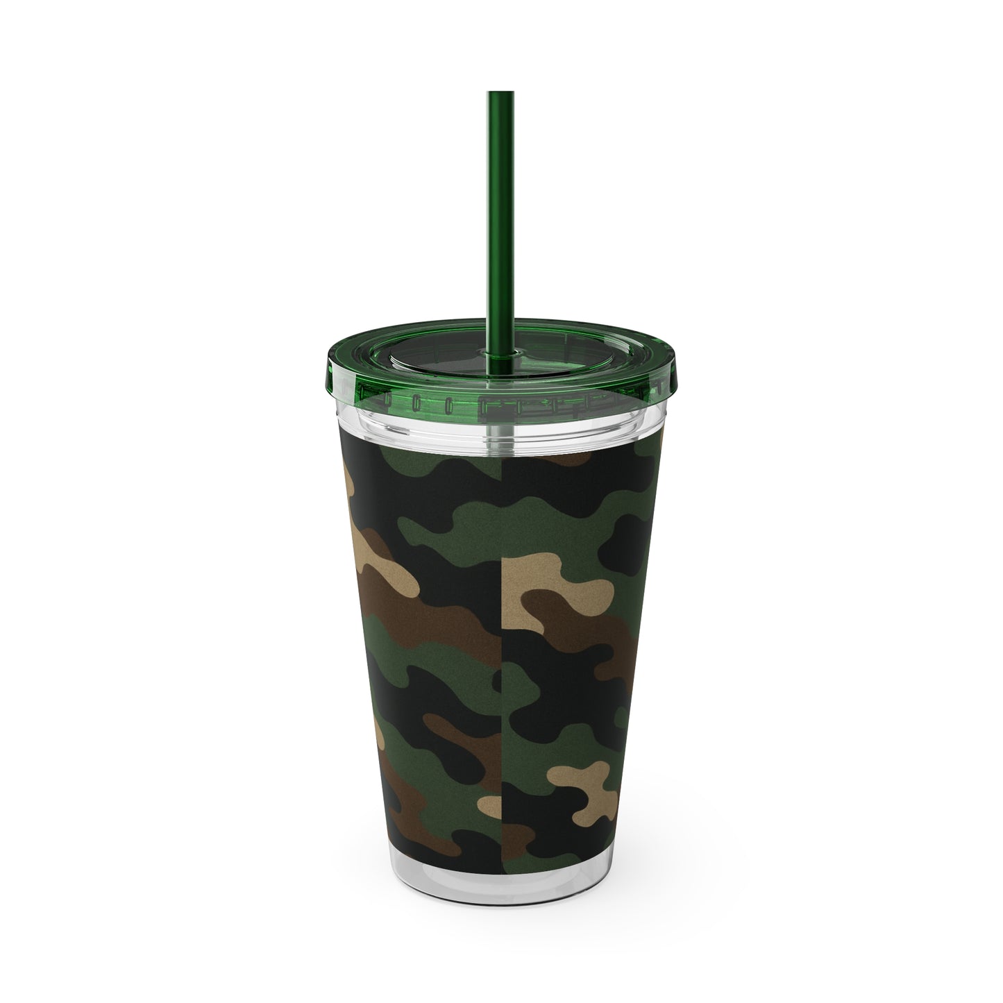 Stylish Camo Tumbler, 16oz Cup with Straw, Perfect for Outdoor Adventures, Gifts for Him, Travel Mug, Eco-friendly Drinkware, Camping