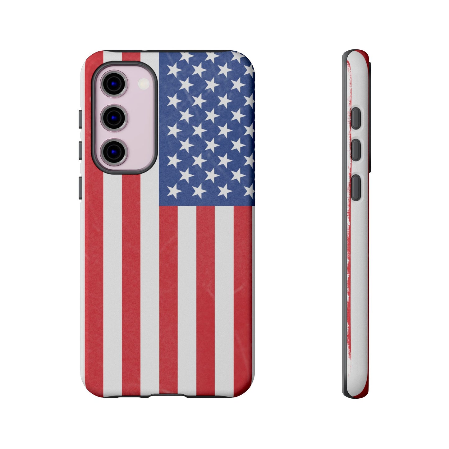 Patriotic Phone Case - Tough Cases for Veterans, USA Lovers, Independence Day, Memorial Day, Flag Design
