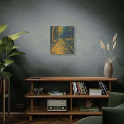 Van Gogh Style Forest Canvas Art | Nature Wall Decor, Home Office Accent, Gift for Nature Lovers, Gallery Wrapped, Living Room Wall Art