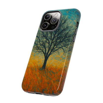 Artistic Phone Case with Tree Design, Nature Lover Gift, Unique Phone Cover, Holiday Present, Eco-friendly Tech Accessories