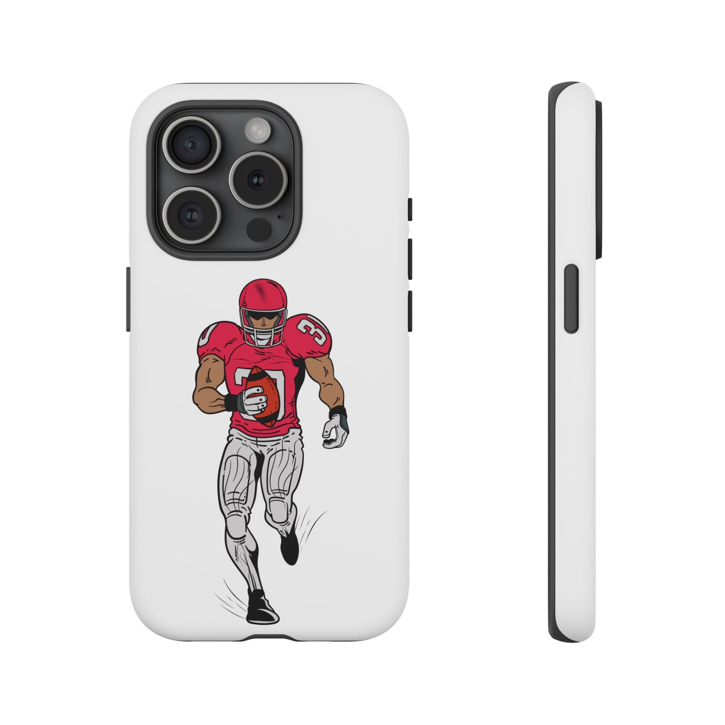 Football Player Tough Case, Sports Phone Cover, Athlete Gift, Tough Phone Case, Fall Sports, Football Lover's Accessory