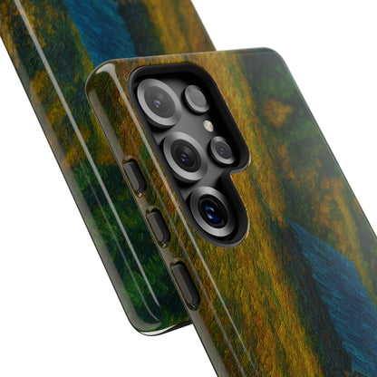 Artistic Phone Case by Tough Cases, Nature-Inspired Phone Protection, Unique Gift for Nature Lovers, Stylish Accessory, Fall Aesthetic
