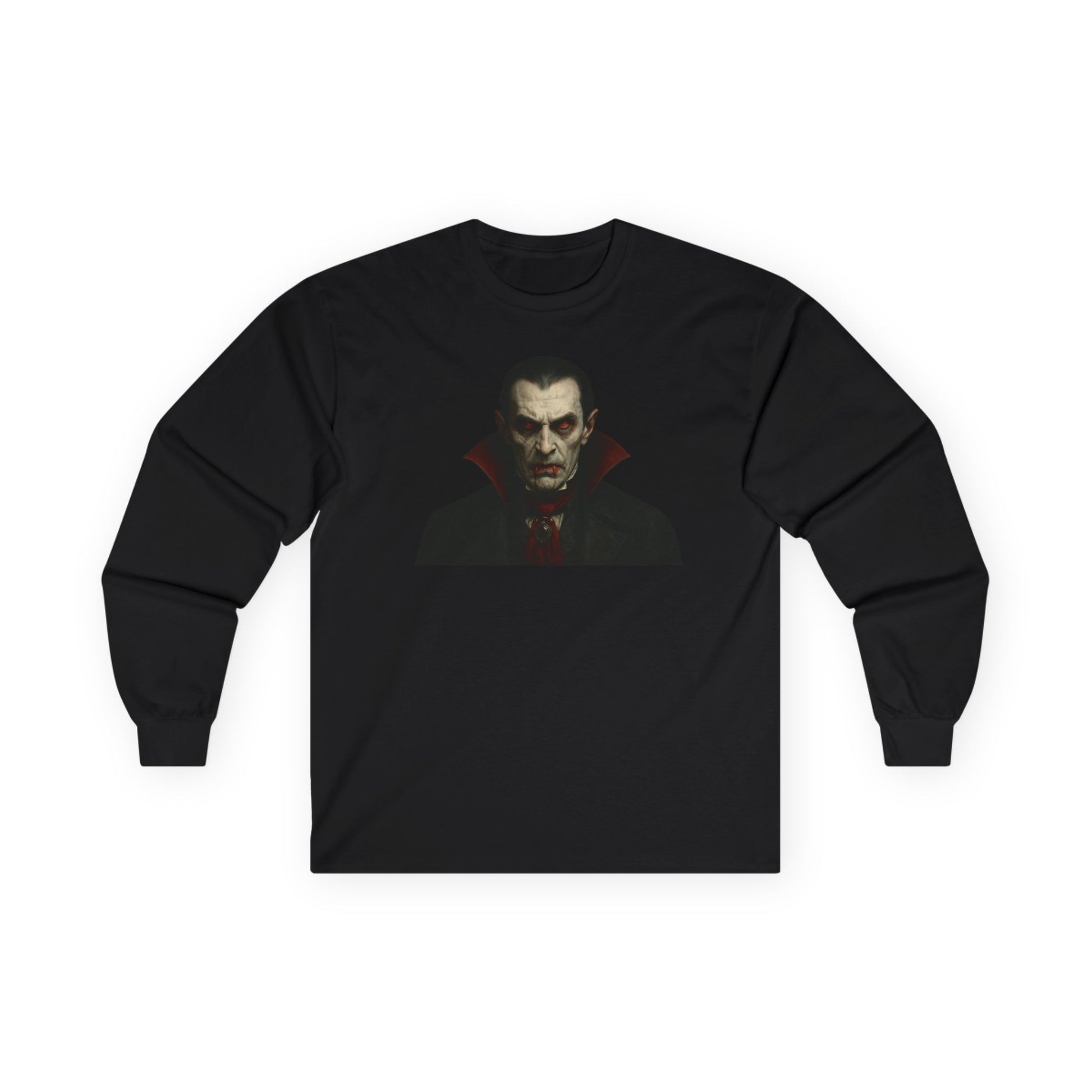 Spooky Vampire Long Sleeve Tee - Best Long-sleeve | Gothic Decor Store | Buy Online