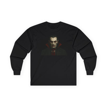 Spooky Vampire Long Sleeve Tee - Best Long-sleeve | Gothic Decor Store | Buy Online