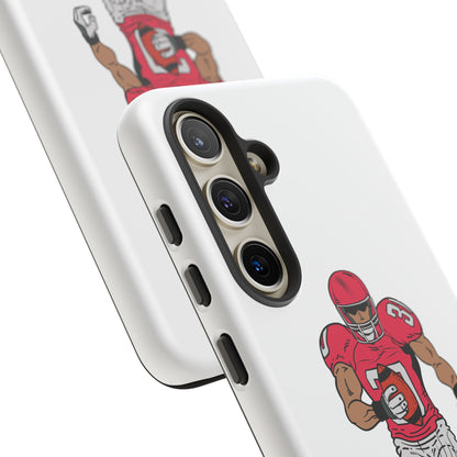 Football Player Tough Case, Sports Phone Cover, Athlete Gift, Tough Phone Case, Fall Sports, Football Lover's Accessory