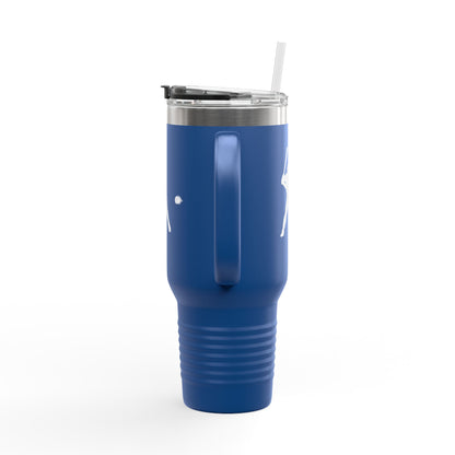 Baseball-Themed Insulated Travel Mug, Perfect for Fans & Athletes, Gift for Sports Lovers, 40oz Drinkware for Home & Road