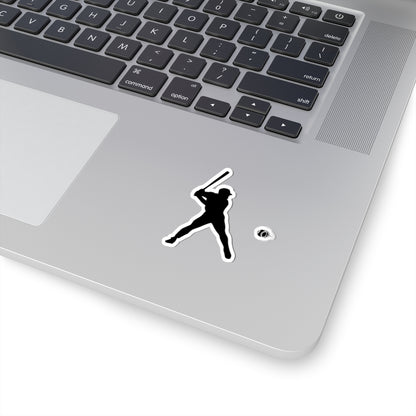 Baseball Kiss-Cut Stickers, Sports Decals, Laptop Stickers, Team Spirit Decor, Fun Gift for Athletes