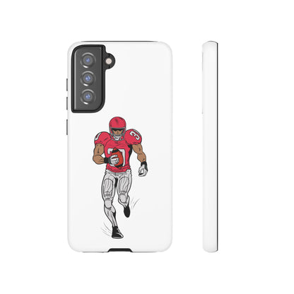Football Player Tough Case, Sports Phone Cover, Athlete Gift, Tough Phone Case, Fall Sports, Football Lover's Accessory