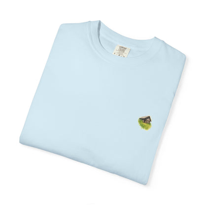 Nature-Inspired Unisex Garment-Dyed T-Shirt, Eco-Friendly Tee, Summer Casual Wear, Gift for Nature Lovers, Relaxed Fit T-Shirt